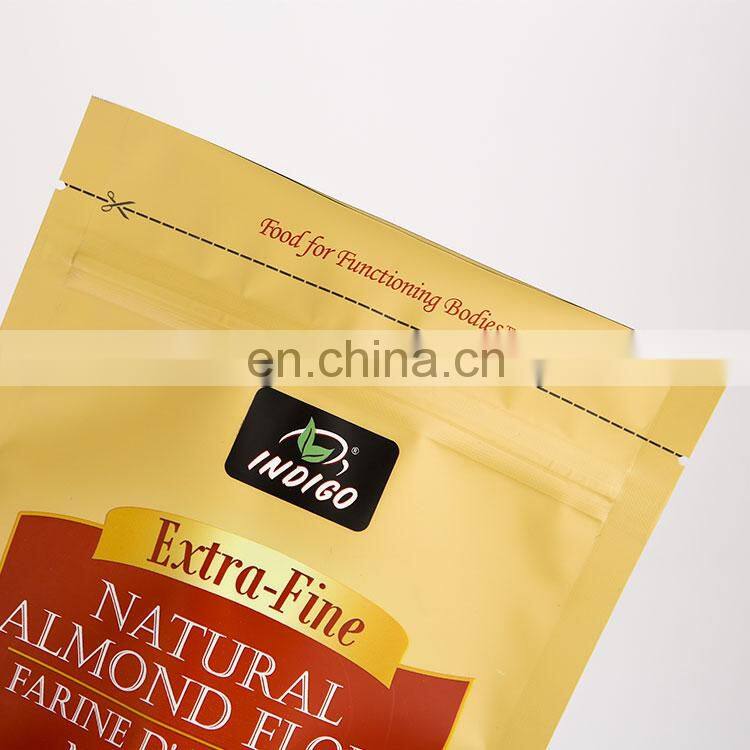 Food grade aluminium plastic vacuum sealer brown kraft paper cookie nuts packaging food bag