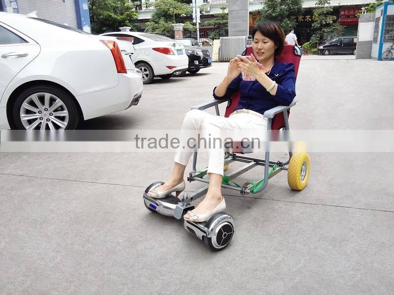 2016 New Arrival Multifunctional Hoverboard Cart, Two Wheels Aluminum Structural Frame Of Self Balancing Electric Scooter