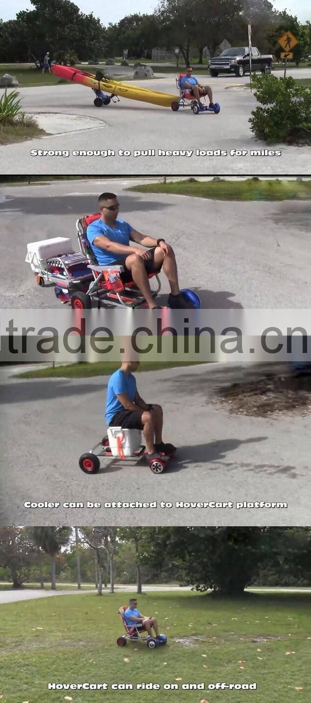 New product Aluminum Frame chair hovercart for 2 wheel hoverboard scooter