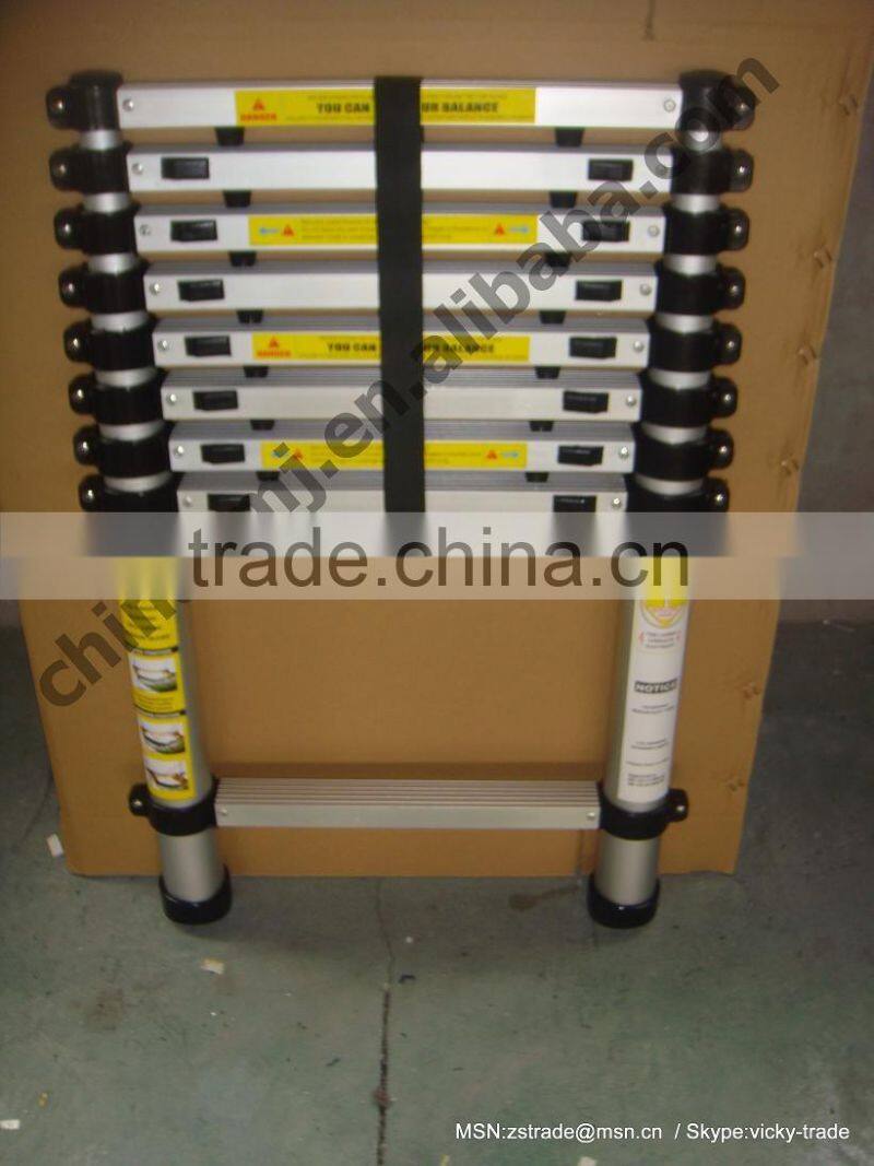 Telescopic ladder 3.2m (EN131/SGS,CE/EN131)(We also have 3.8m,3.2m,2.9m,2.6m,2.0m)