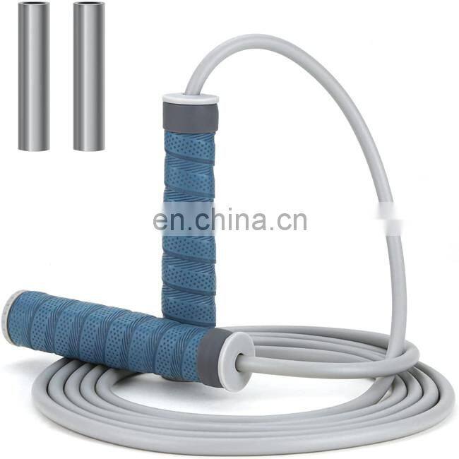 1LB Heavy Weighted 3mJump Ropes With Comfort Grip Weight Skipping Rope