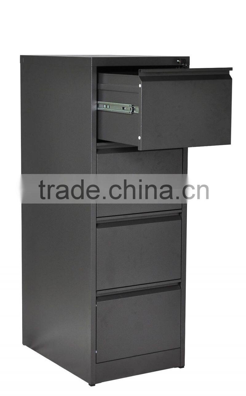 (DL-L4) Black Metal Lateral File Cabinet A4 and Legal Size Document 2,3,4 Drawer