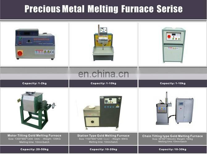 Mini electric melting furnace for precious metal melting