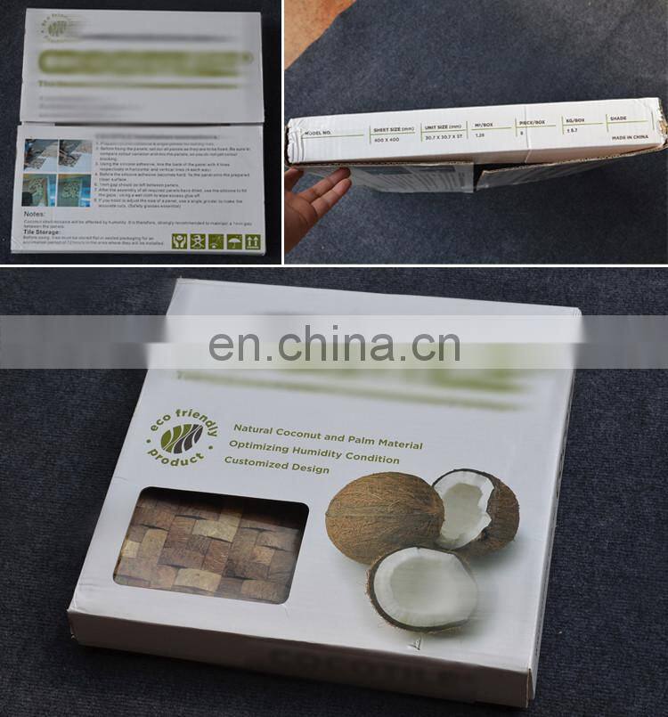 HS16102 coconut panels/coconut mosaic/coconut shell panels