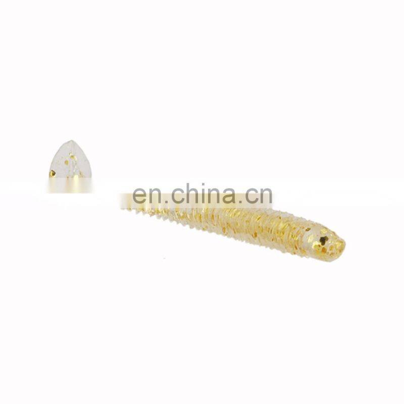 JOHNCOO Artificial Bait 50mm 0.6g Soft Bait Fishing Fake Lure Silicone Lures For Fishing Soft Bait Worm Carp Fishing