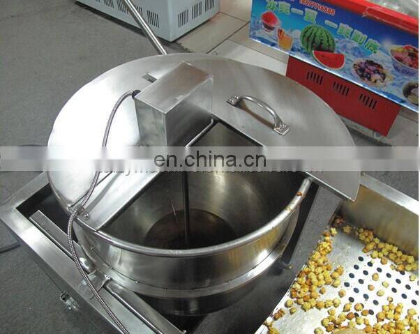 Caramel popcorn making machine Cretors hot air popper corn puff snacks food machine