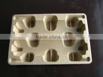 recycled biodegradable molded pulp trays for hardware