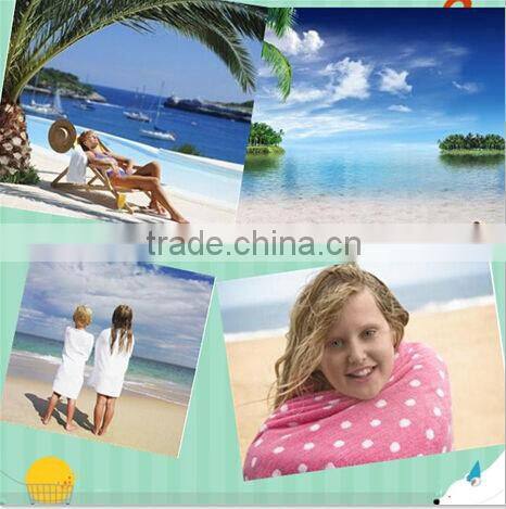 Elegant Cozy eco-friendly water absorbent microfiber printed beach towel