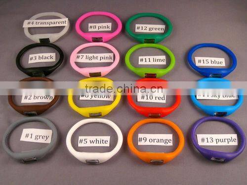 silicone sport watch for gifts