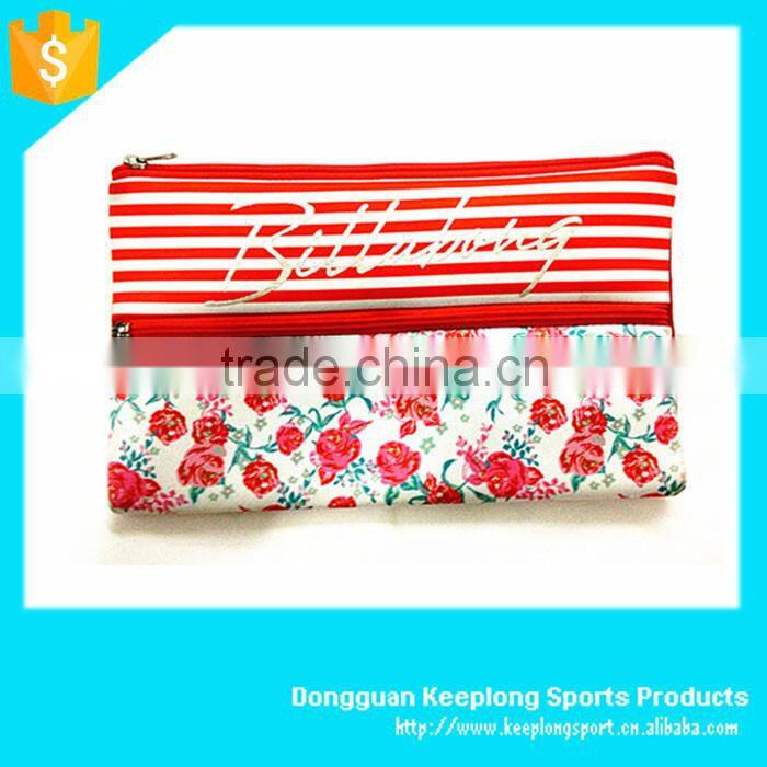 2015 promotional pencil case free samples, high quality neoprene pencil case