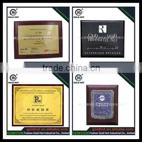 new product promotional custom size metal car sticker