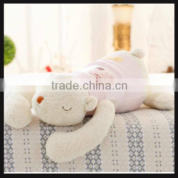 stuffed plush animal dog shaped cushion