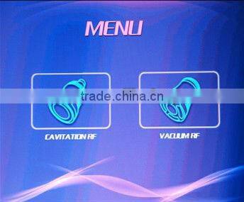 Ultrasonic liposuction rf & fat cavitation slimming weight loss machine