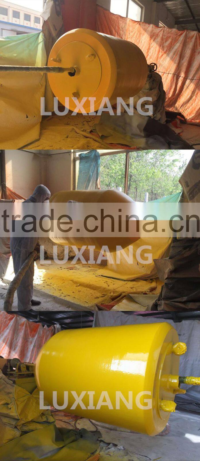 luxiang brand Offshore marine Polyurethane foam filled mooring Buoy
