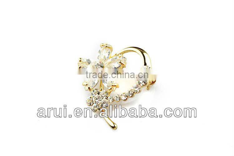 Crystal brooch pin fashion jewlery brooch