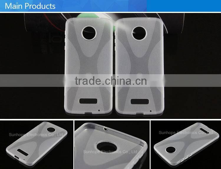 X line tpu cell phone cover For MOTO Z , Z tpu soft case