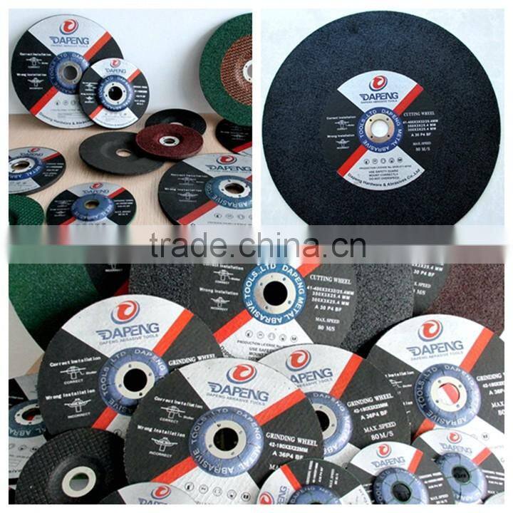 355x2.5x25.4mm Resin cutting disc for metal purpose