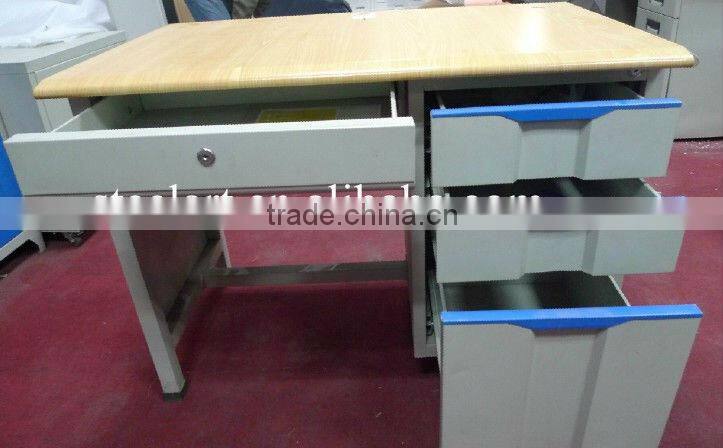 MDF Top metal body office desk kd office desk