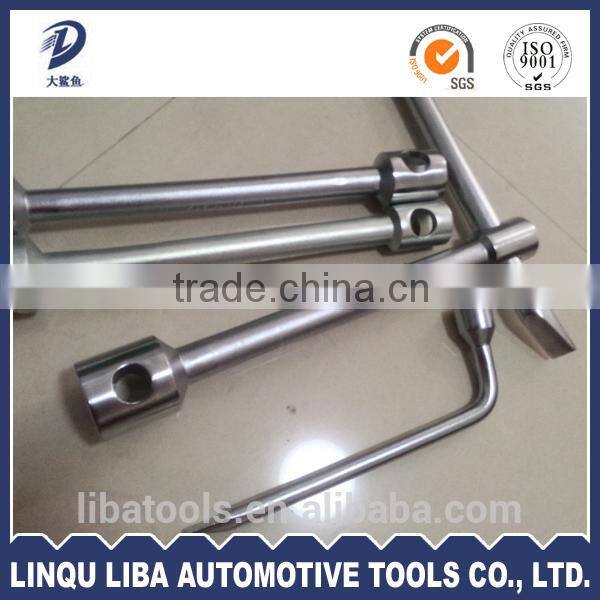 Metric High Qualtiy Carbon Steel L Shape Wheel Wrench For trucks