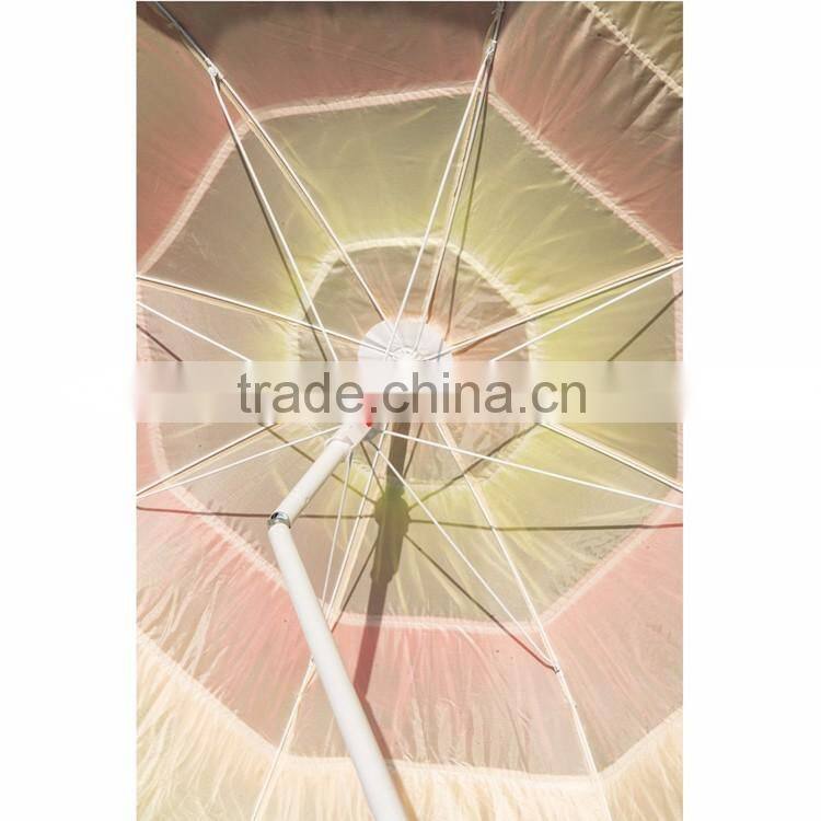 Outsunny Outdoor Straw Beach Patio Umbrella Parts Stand Mixed Color Umbrella Promotional