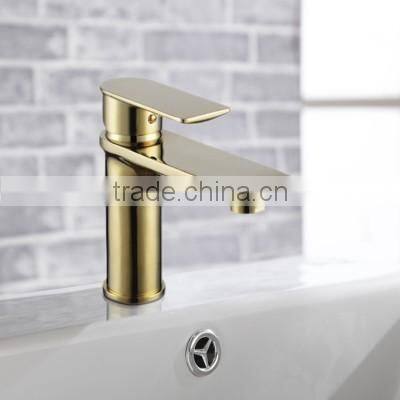Golden Finished Modern Basin Wash Faucet BNF009A
