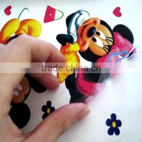 bear reusable electrostatic car stickers for window