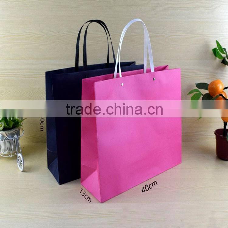 2016 New fancy custome logo printed shopping bag ,gift bag,paper bag with handle