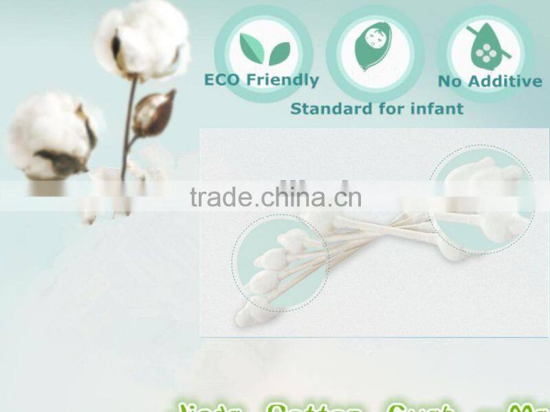 Sterile cotton buds wooden stick(100pcs)