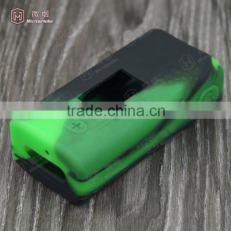 Cuboid Mini tc box mod silicone case Colorful microsmoke brand 100% silicone case/skin wholesale free shipping