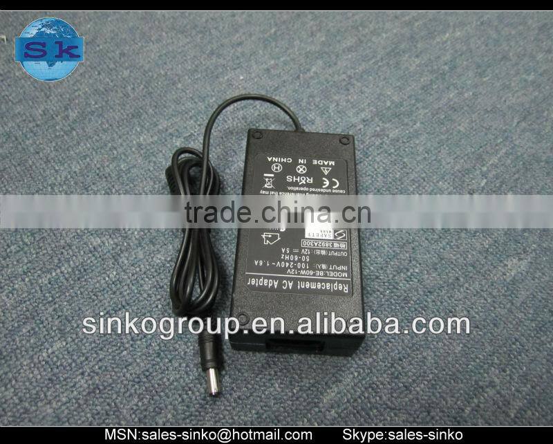 60W 12V 5A ac power adapter for LCD monitor 5.5*2.5mm