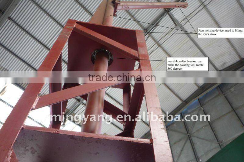 Energy-saving round wood charcoal carbonization stove kiln furnace 008615039052280