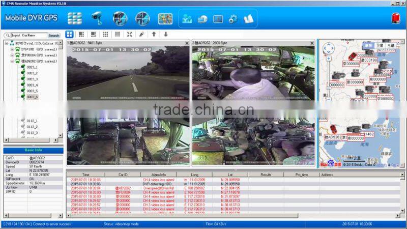2016 Teswell competitive product 4ch 720P AHD mobile dvr/ mobile digital video recorder with 3g gps wifi 4g for truck bus mdvr