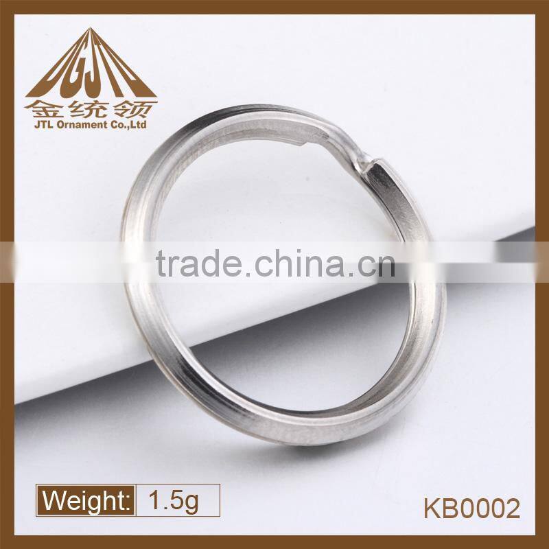 Fashion high quality 20mm steel split keyrings