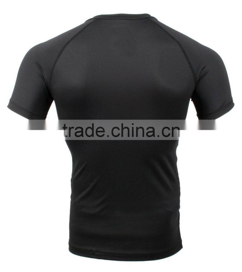 black running top wear for men