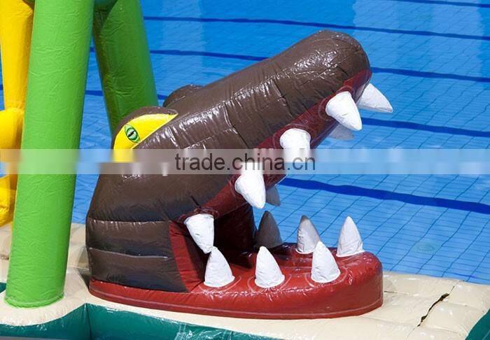Cheap inflatable aqua run inflatable water obstacle course for sale
