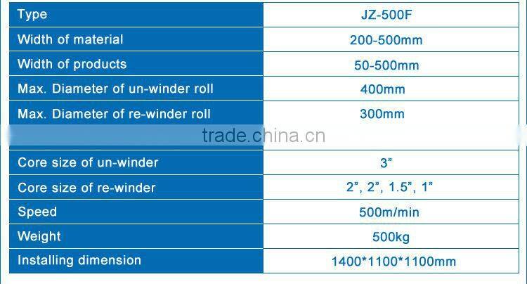 new high quality rewinder slitter