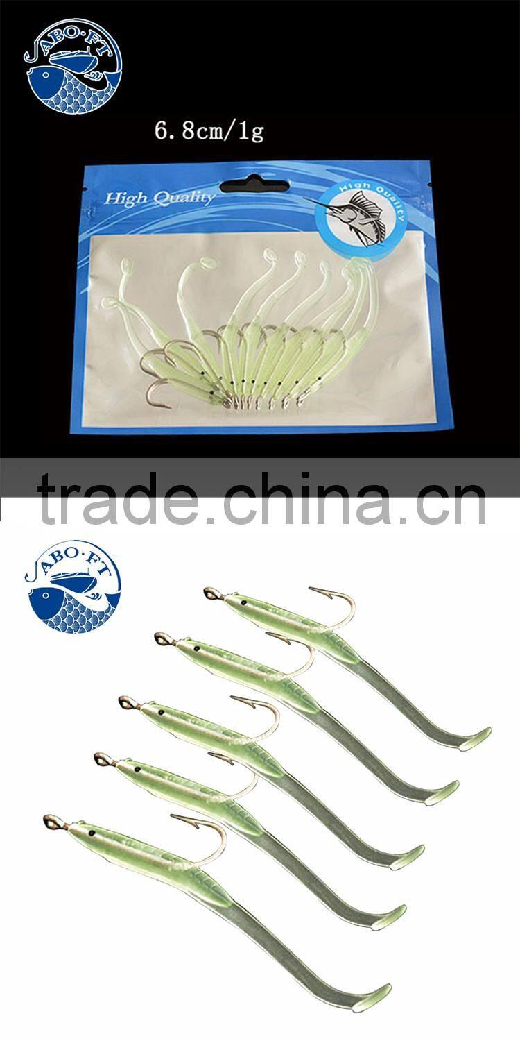 2016 wholesale price newest lightest artifical soft eel fishing lure