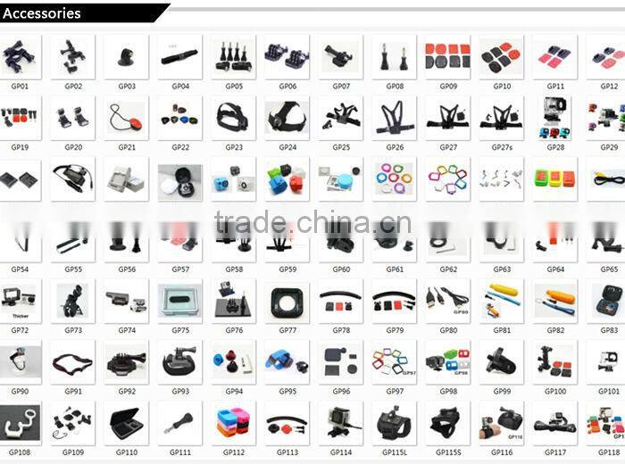 Smatree 7 in 1 Accessories Kit for Gopro Hero4 Black/Silver Hero HD 3+/3/2/1 Camera