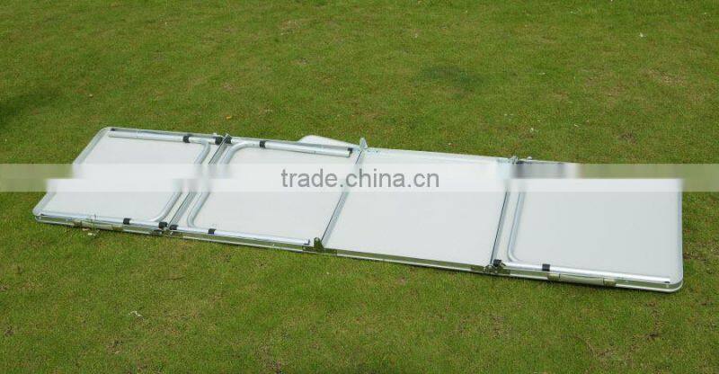 8ft Outdoor aluminum folding table picnic table beer pong table