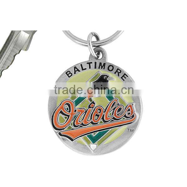 An Allan Robin Design! Silver Tone Star Key Chain "Welcome To The Team" Keyring