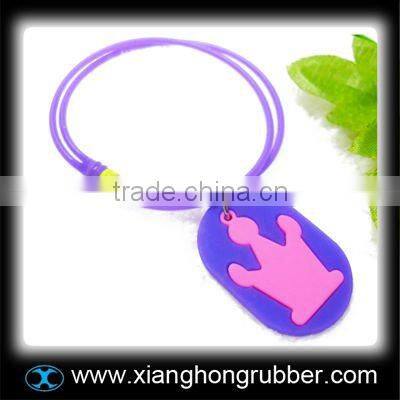 Fancy colorful silicone necklace