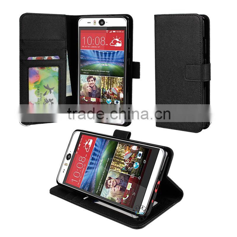 Fancy Cover Case For HTC Desire Eye Flip Cover ( Black )