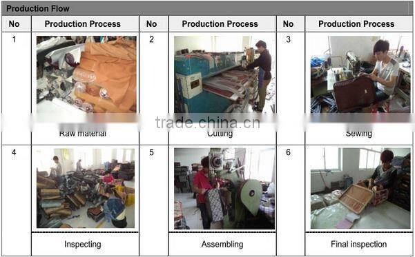 push button trolley nylon fabric with PU combination 4 pcs set trolley set