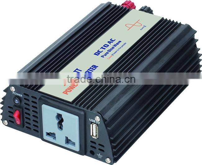 DC TO AC 300 watt pure sine wave 12v/24v transformer with ups charger