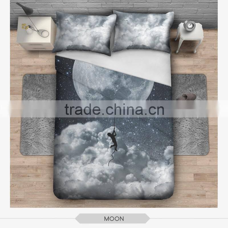 Wholesale 3D print bedding sets soft home textile four season collection colorful print funny animal children printing