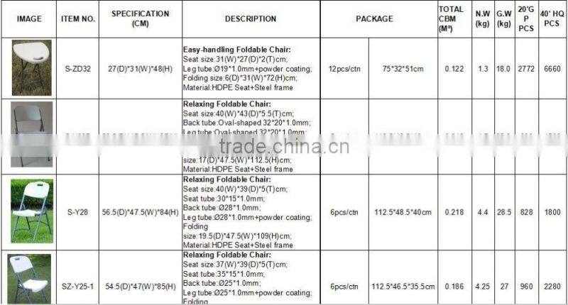 cheap foldable chairs for wedding outdoor plastic chair.