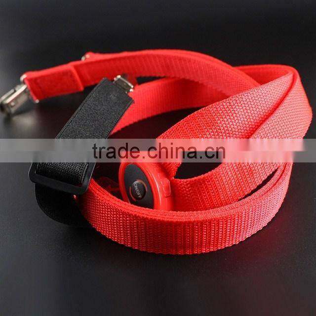 wholeasale print logo suspenders flashing led party suspenders