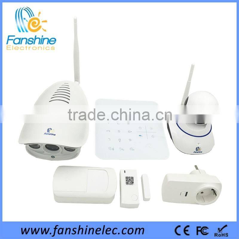 Fanshine 433Mhz Alarm System Wireless RFID Access Control Touch Keypad with Battery