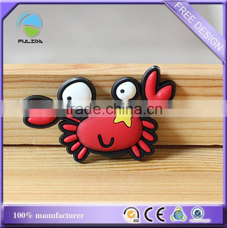 starfish shaped soft PVC rubber decorative fridge magnet