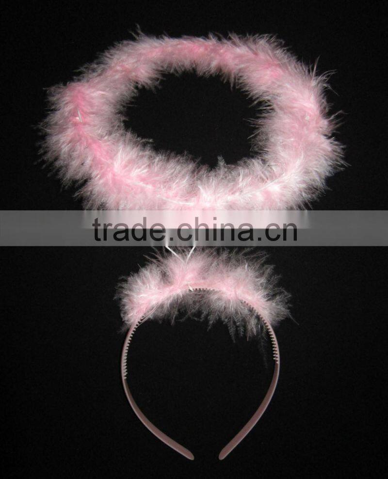 Feather angel halo headband